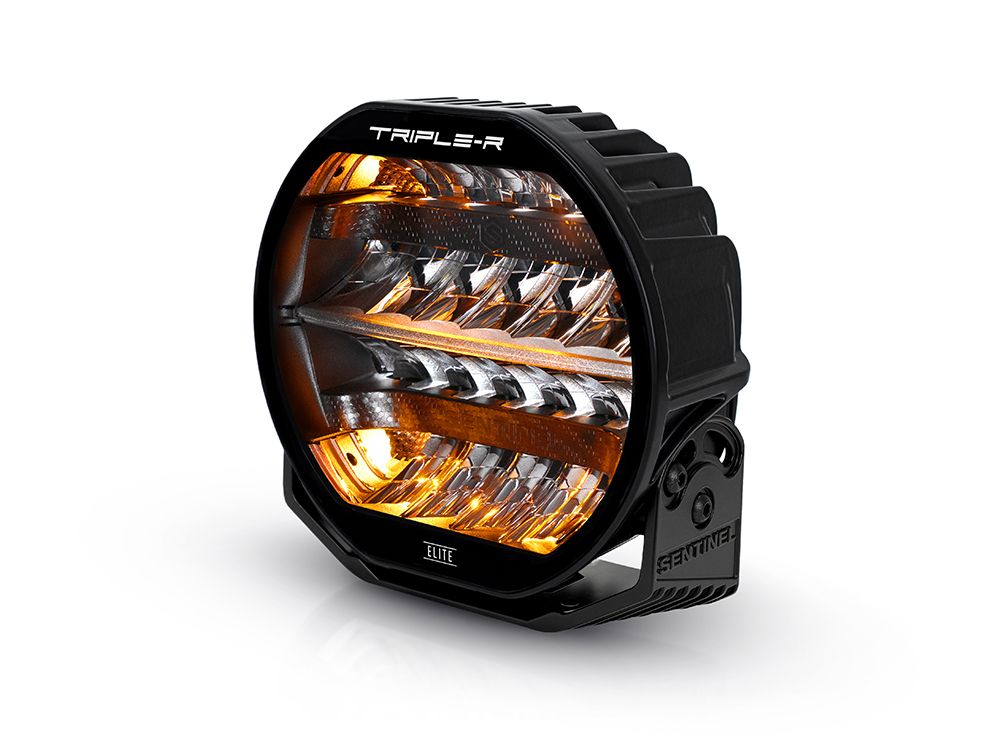 TRIPLE-R-LIGHTS Sentinel 9" Elite (with Backlight) - with 'Wide' Mount (0S9-US-ELITE-PL-WM)