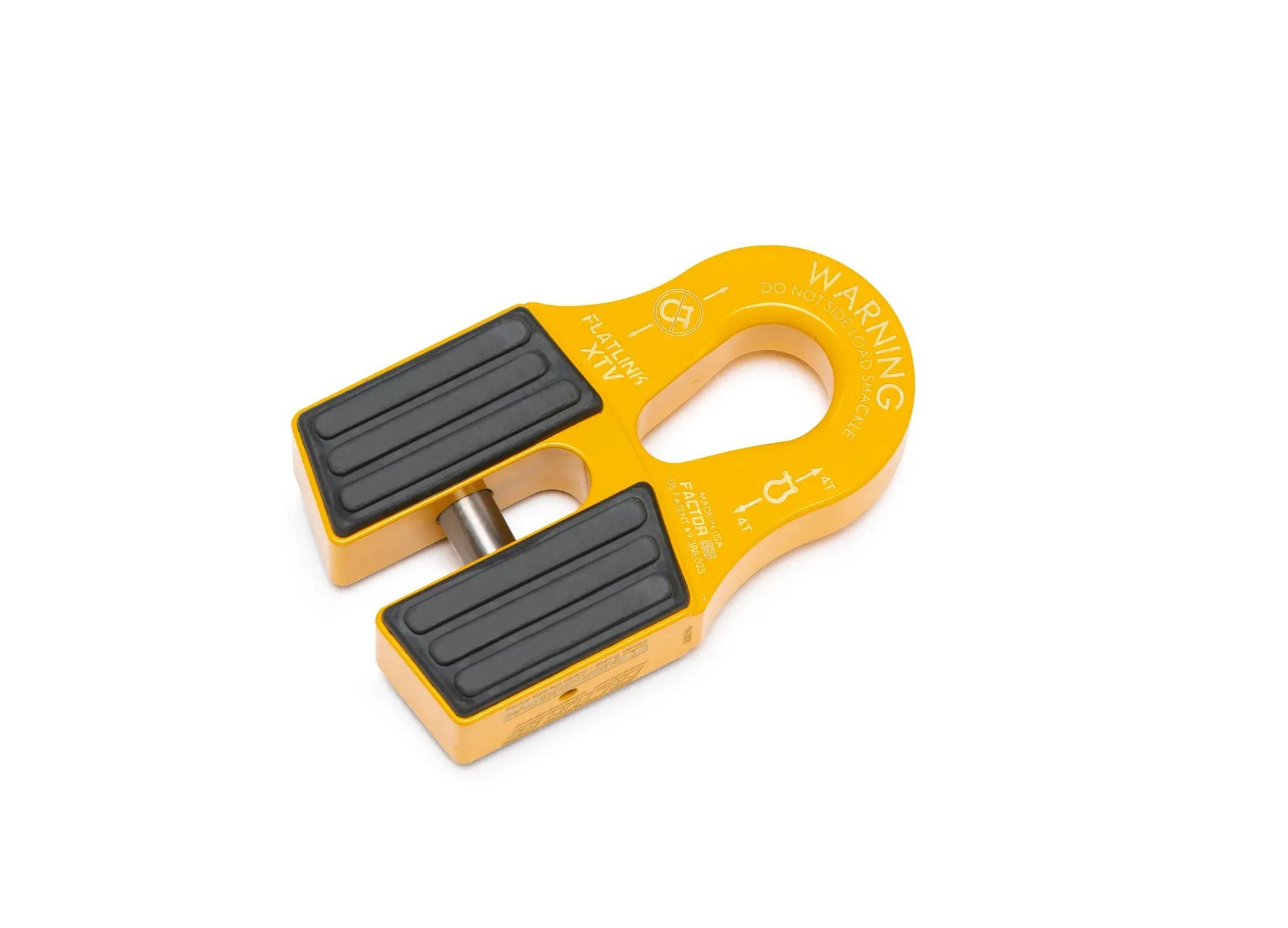 Factor 55 The FlatLink XTV replaces the conventional winch hook on powersports vehicles with a versatile shackle mount and stows neatly against the fairlead by Factor 55