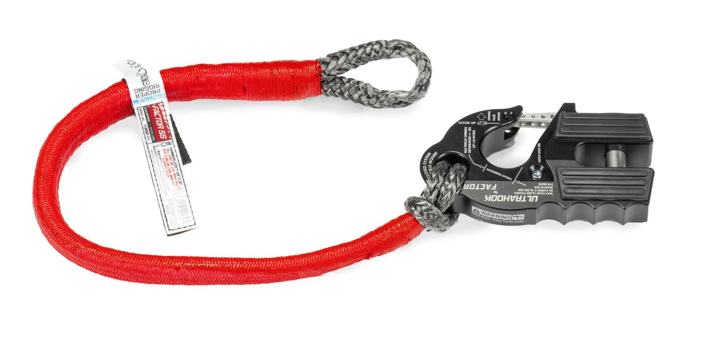 Factor 55 The HammerLoopTM is designed to work with the UltraHook and features a unique design to facilitate quick attachment through a wheel, around a roll cage, or via the eyelets of any strap. by Factor 55