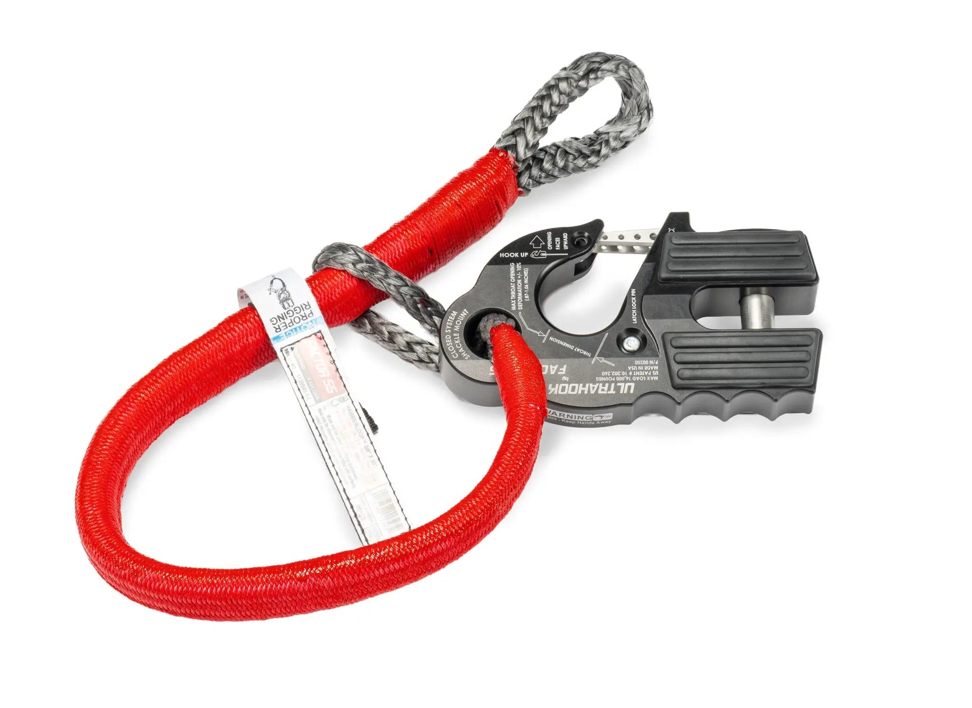 Factor 55 The HammerLoopTM is designed to work with the UltraHook and features a unique design to facilitate quick attachment through a wheel, around a roll cage, or via the eyelets of any strap. by Factor 55