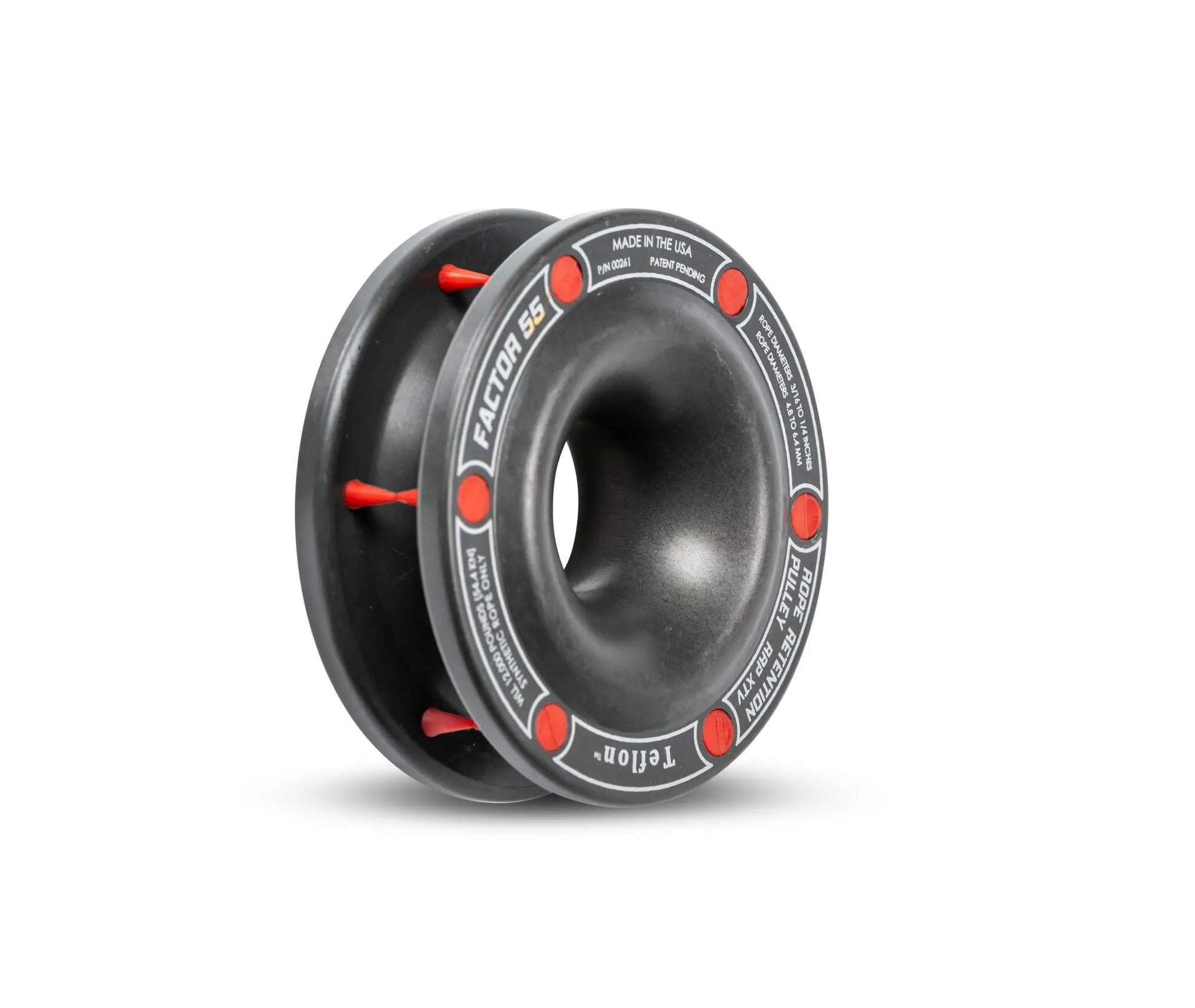 Factor 55 The world?s first winch friction pulley with patented rope retention feature. A lightweight alternative to traditional heavy snatch blocks/pulleys. by Factor 55