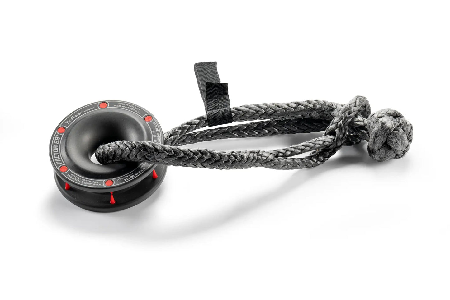 Factor 55 The world?s first winch friction pulley with patented rope retention feature. A lightweight alternative to traditional heavy snatch blocks/pulleys. Packaged with a Soft Shackle. by Factor 55