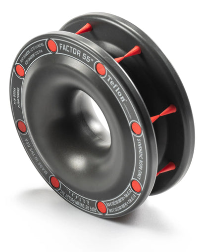 Factor 55 The world?s first winch friction pulley with patented rope retention feature. A lightweight alternative to traditional heavy snatch blocks/pulleys. by Factor 55