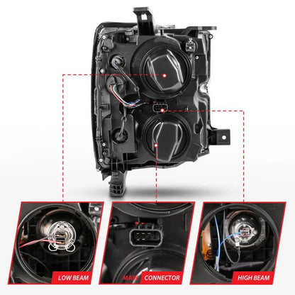 ANZO ANZ LED/Projector Headlights