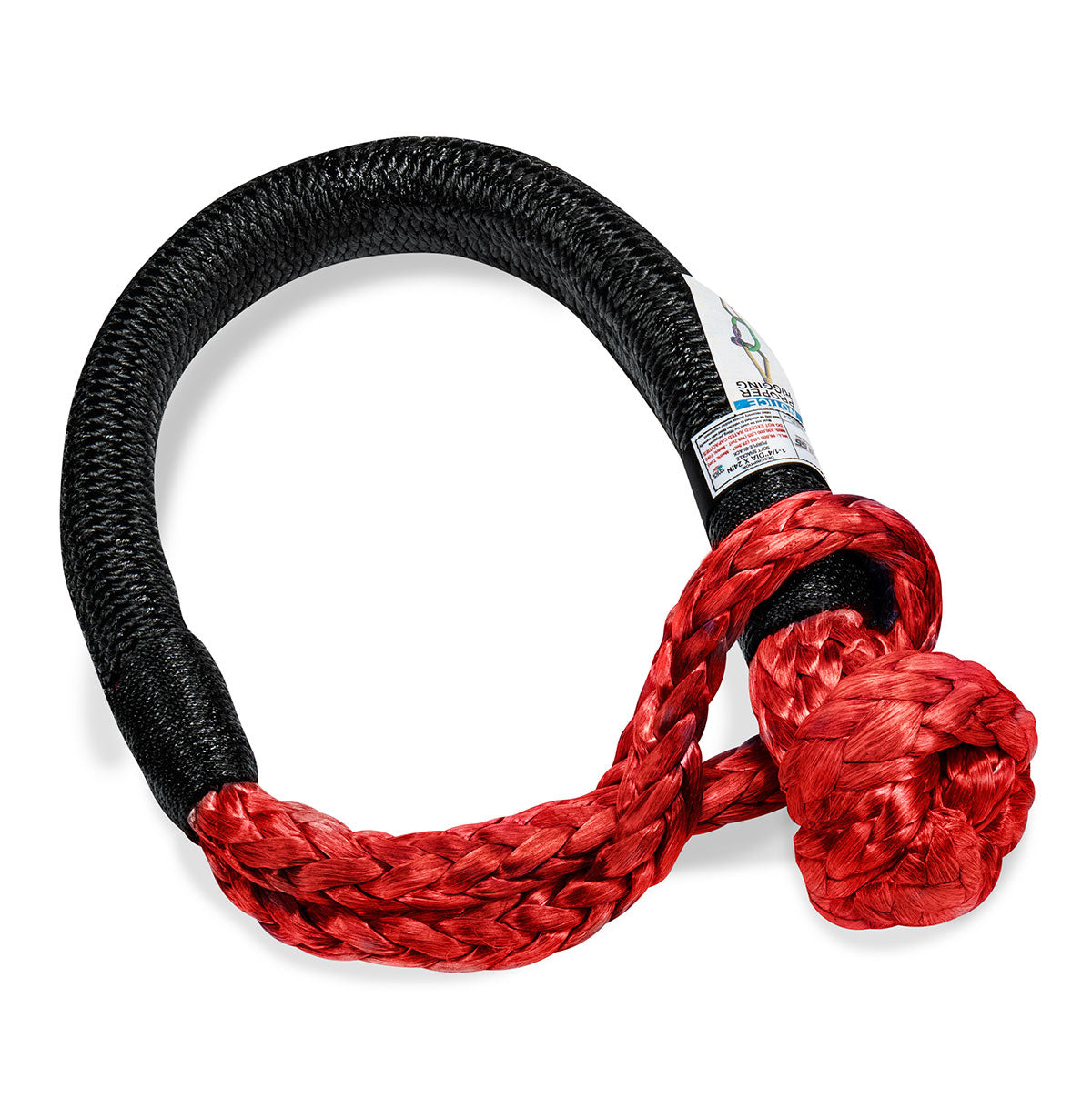 Factor 55 1-1/8" x 24"  Extreme Duty Soft Shackle is constructed of HMPE Plasma rope that includes additional abrasion and UV protection with a woven polyester jacket that is carefully whipped and coated with Fiber Lock.