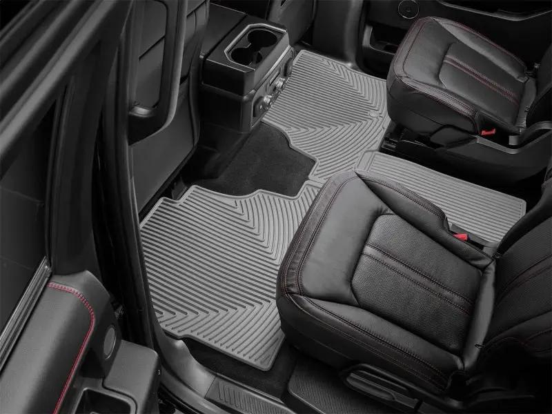 WeatherTech WT Rubber Mats - Rear - Grey by WeatherTech