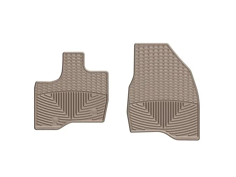 WeatherTech WT Rubber Mats - Front - Tan by WeatherTech