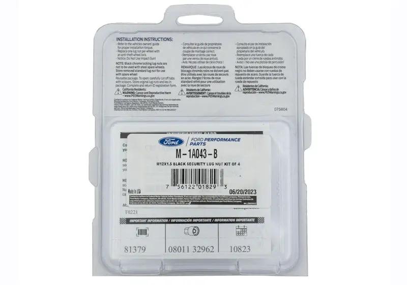 Ford Racing FR Lug Nut Kits by Ford Racing