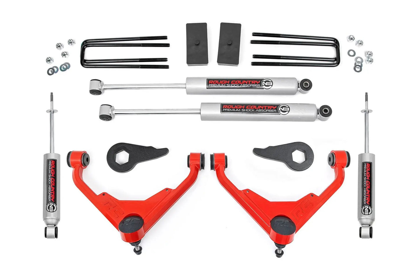 Rough Country 3 Inch Lift Kit | Chevy/GMC 2500HD/3500HD/Suburban 2500/Yukon XL 2500 (01-10) by Rough Country