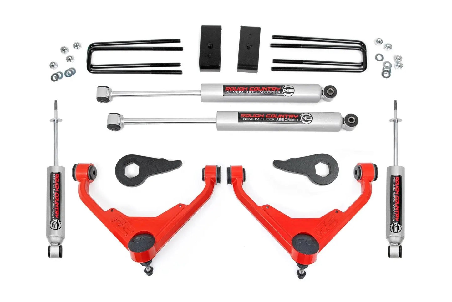 Rough Country 3 Inch Lift Kit | FK/FF Code | Chevy/GMC Sierra/Silverado 2500 HD Suburban/Yukon XL 2500 (01-10) by Rough Country