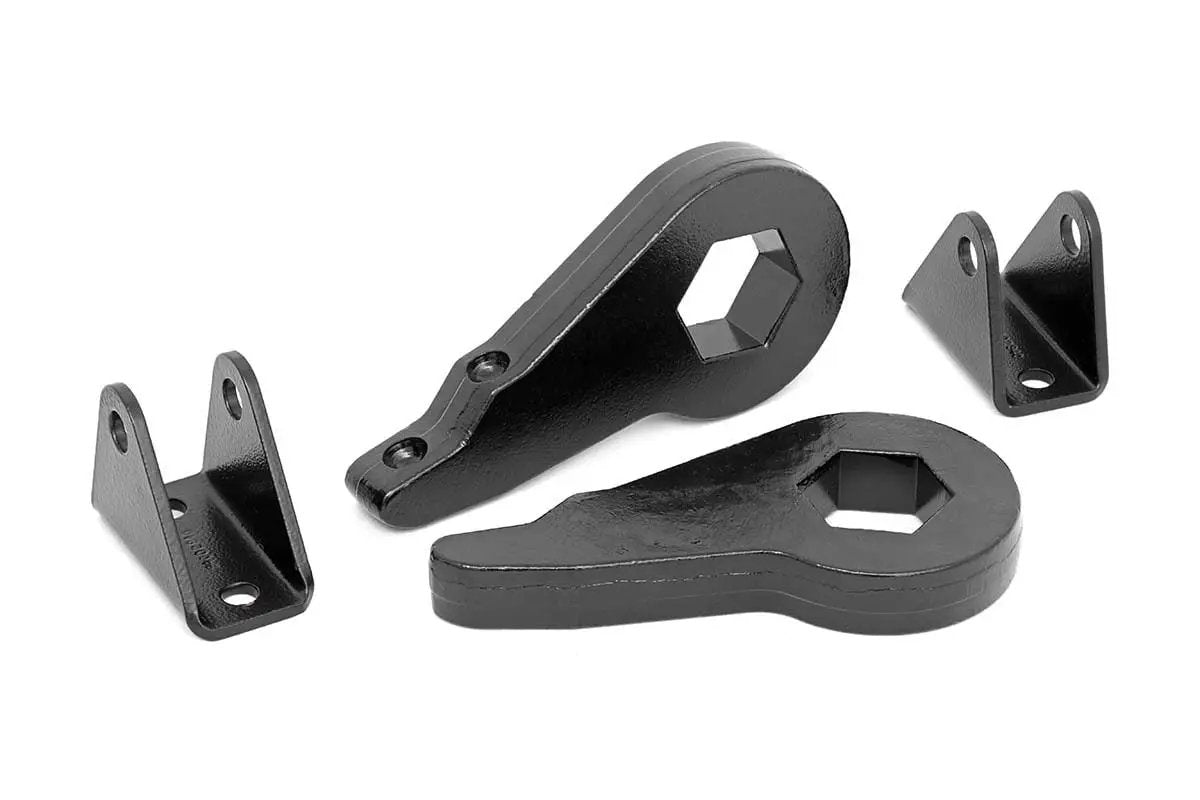 Rough Country 2 Inch Leveling Kit | FT Code| Shock Ext | Chevy/GMC 2500HD (01-10) by Rough Country