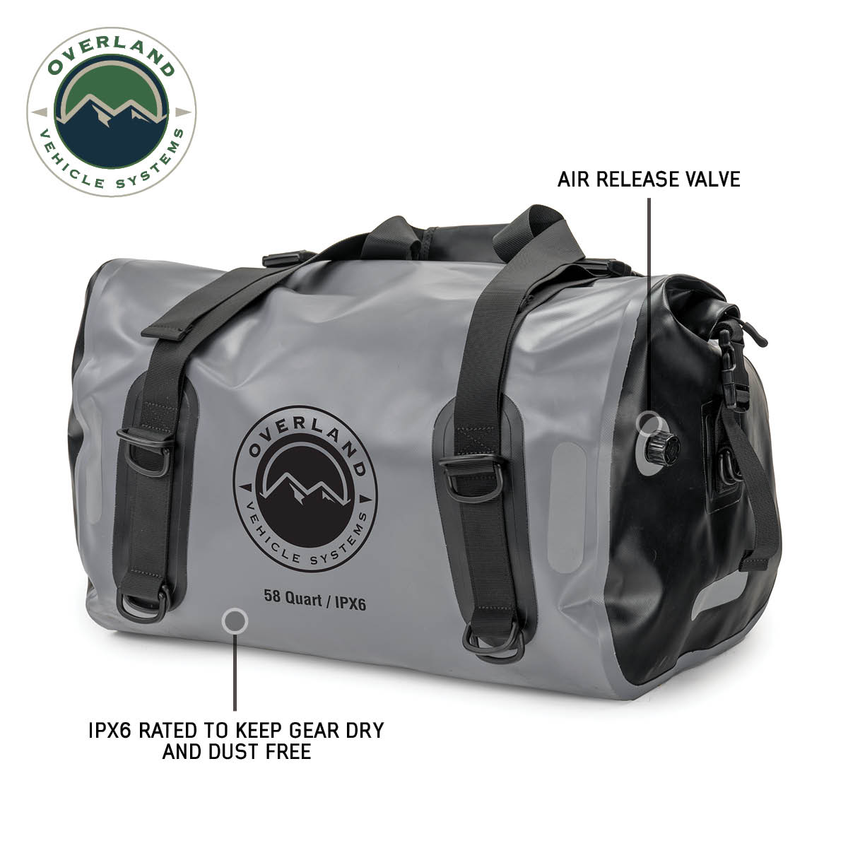OVS Portable Camp Dry Storage Bag - 69 QT by OVS
