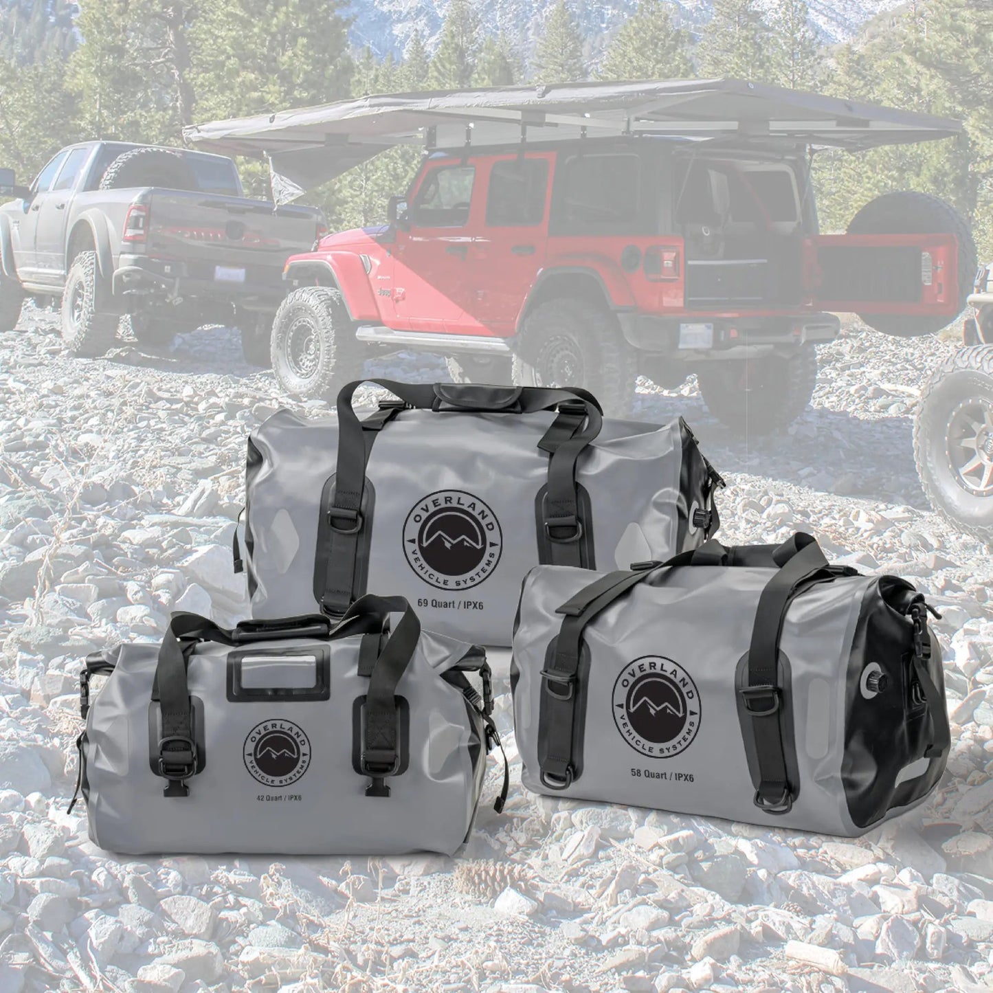 OVS Portable Camp Dry Storage Bag - 69 QT by OVS