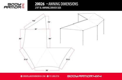 Body Armor 4x4 BOD Sky Ridge Tents by Body Armor 4x4
