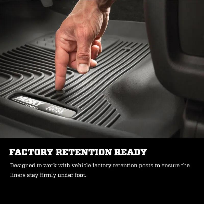 Husky Liners HL XAC - Rear - Black by Husky Liners