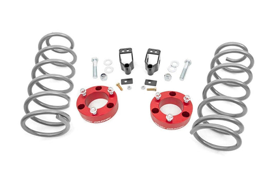 Kit de elevación de 3 pulgadas | X-REAS | Muelles traseros | Rojo | Toyota 4Runner 4x4 (2003-2009)