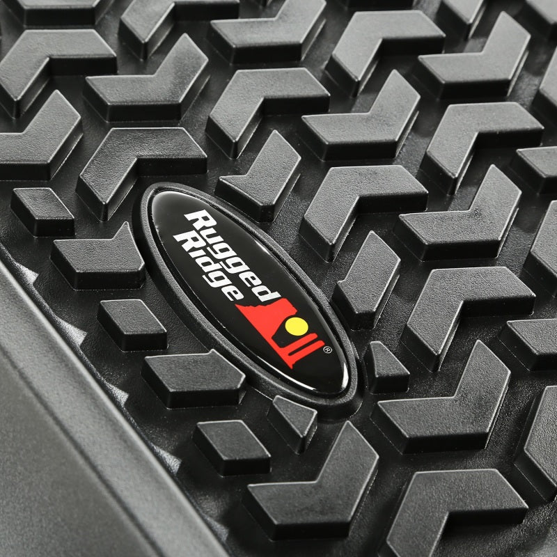 Rugged Ridge RUG Floor Liners - Black by Rugged Ridge