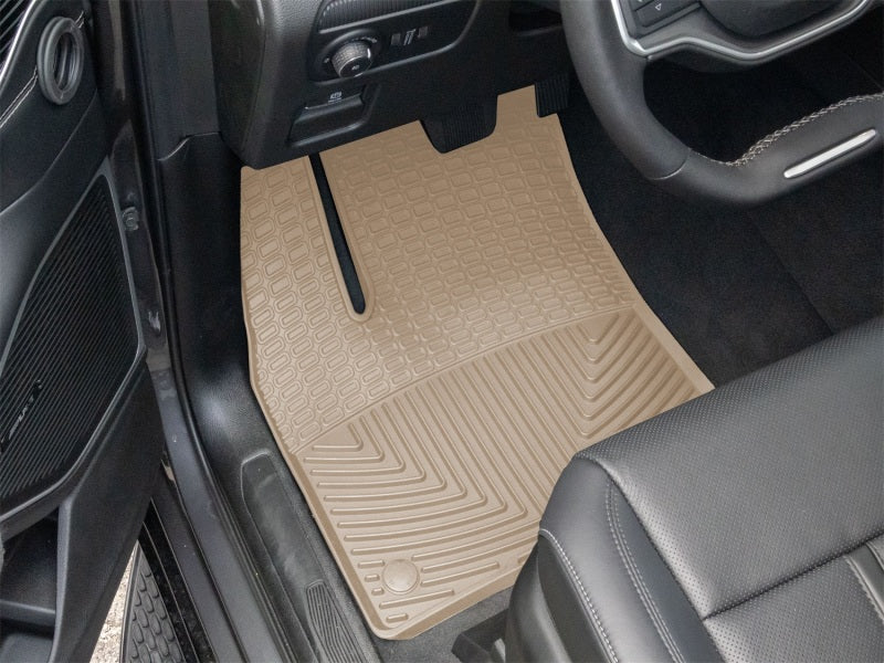 WeatherTech WT Rubber Mats - Front - Tan by WeatherTech