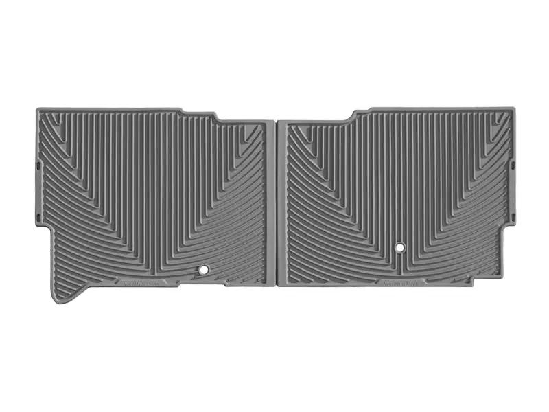 WeatherTech WT Rubber Mats - Rear - Grey by WeatherTech