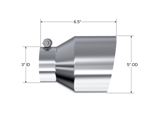 MBRP Univ Exhaust Tips SS