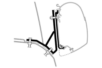 Thule THU HideAway Awning Adapters by Thule