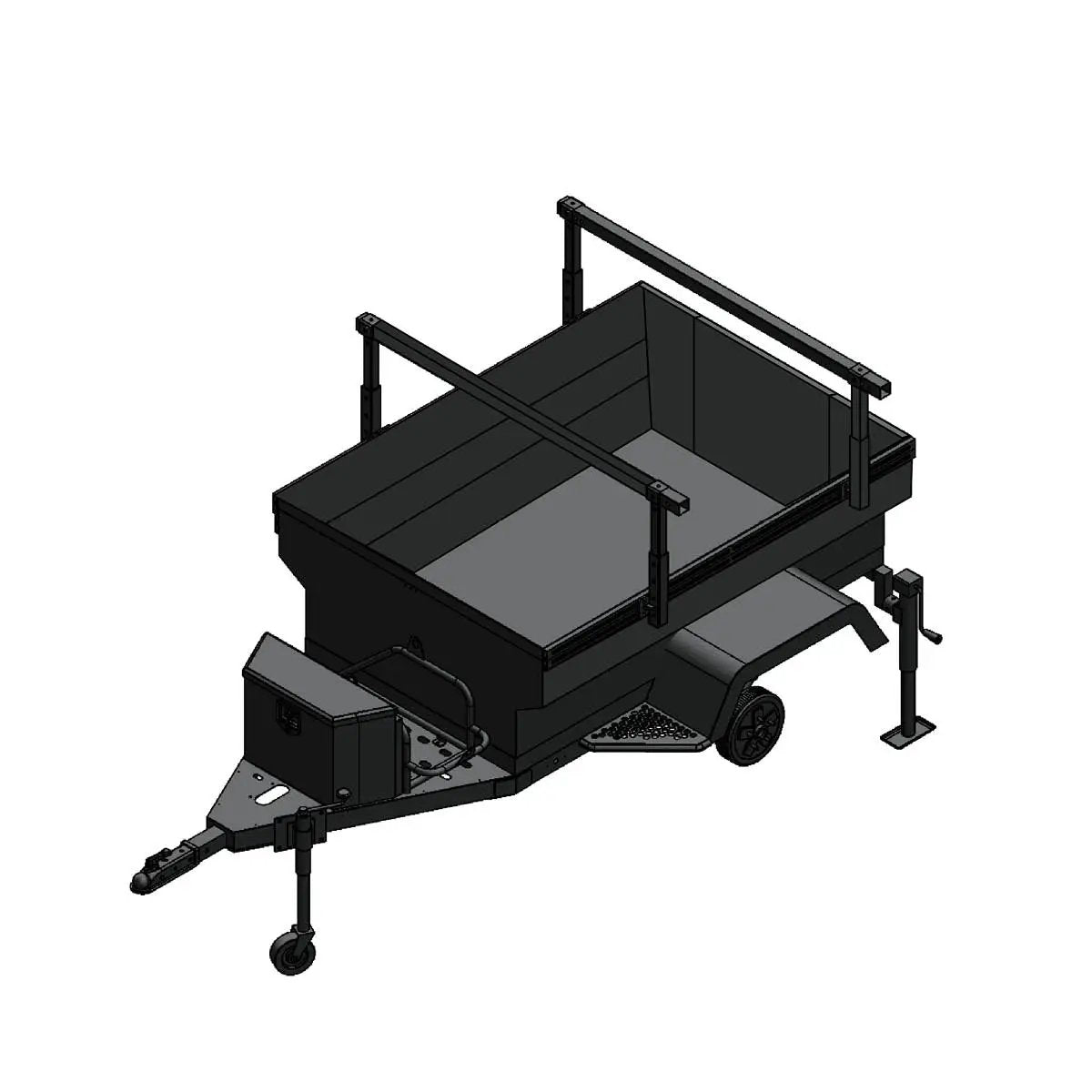 OVS Off Road Trailer - Military Style With Full Articulating Suspension 5x5 Bolt Pattern w/ Tires, Wheels and Brake Controller by OVS