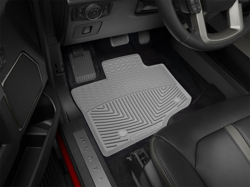 WeatherTech WT Rubber Mats - Front - Grey by WeatherTech
