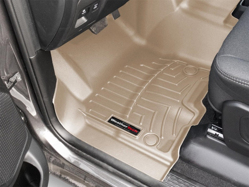 WeatherTech WT FloorLiner - Front - Tan by WeatherTech