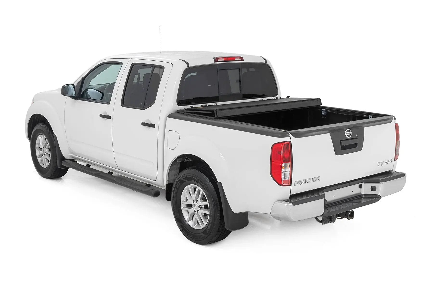 Rough Country Hard Tri-Fold Flip Up Bed Cover | 5' Bed | Nissan Frontier 2WD/4WD (05-21) by Rough Country
