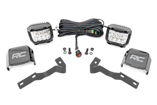 Kit de luces LED | Montaje en zanja | OSRAM de 3" | Amplio | Toyota Tacoma 2WD/4WD (16-23)