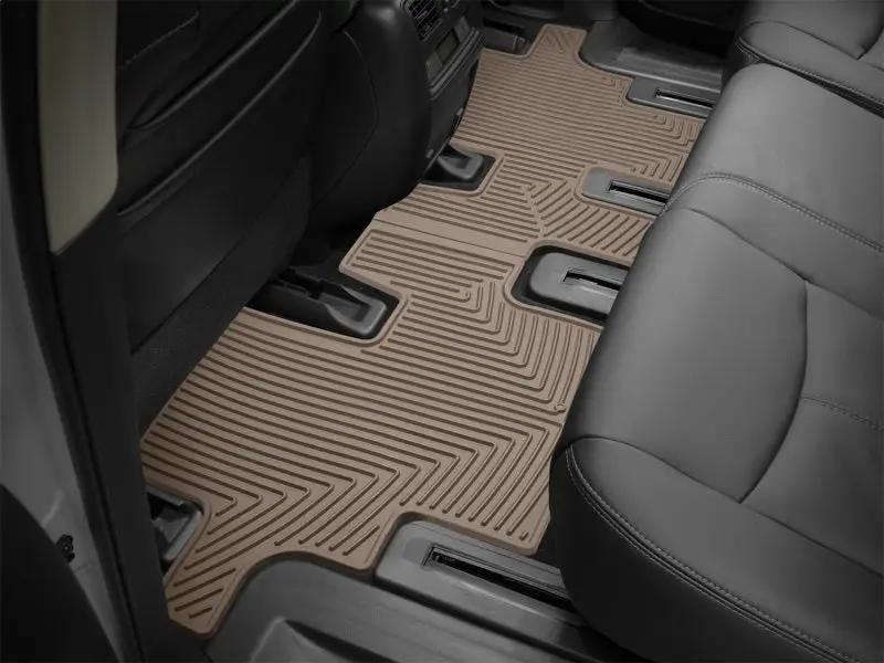 WeatherTech WT Rubber Mats - Rear - Tan by WeatherTech