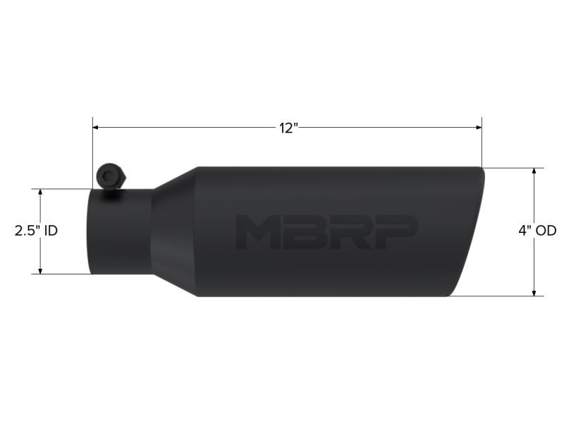 MBRP Univ Exhaust Tips BLK by MBRP