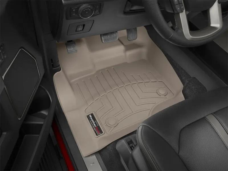 WeatherTech WT FloorLiner - Front - Tan by WeatherTech
