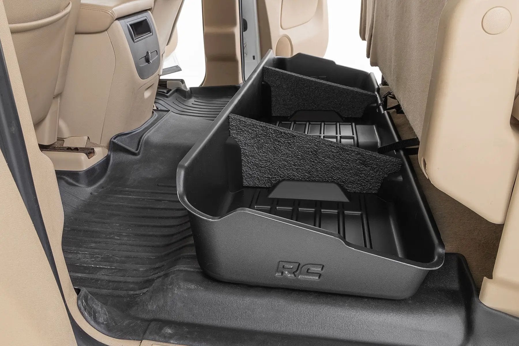 Rough Country Under Seat Storage | Crew Cab | Chevy/GMC 1500 (07-13) by Rough Country