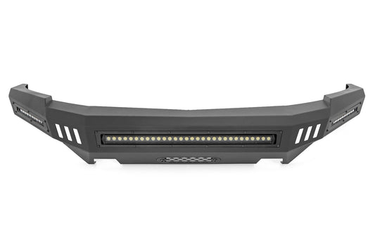 Paragolpes delantero de gran holgura | LED negros | Chevy Silverado 1500 2WD/4WD (07-13)
