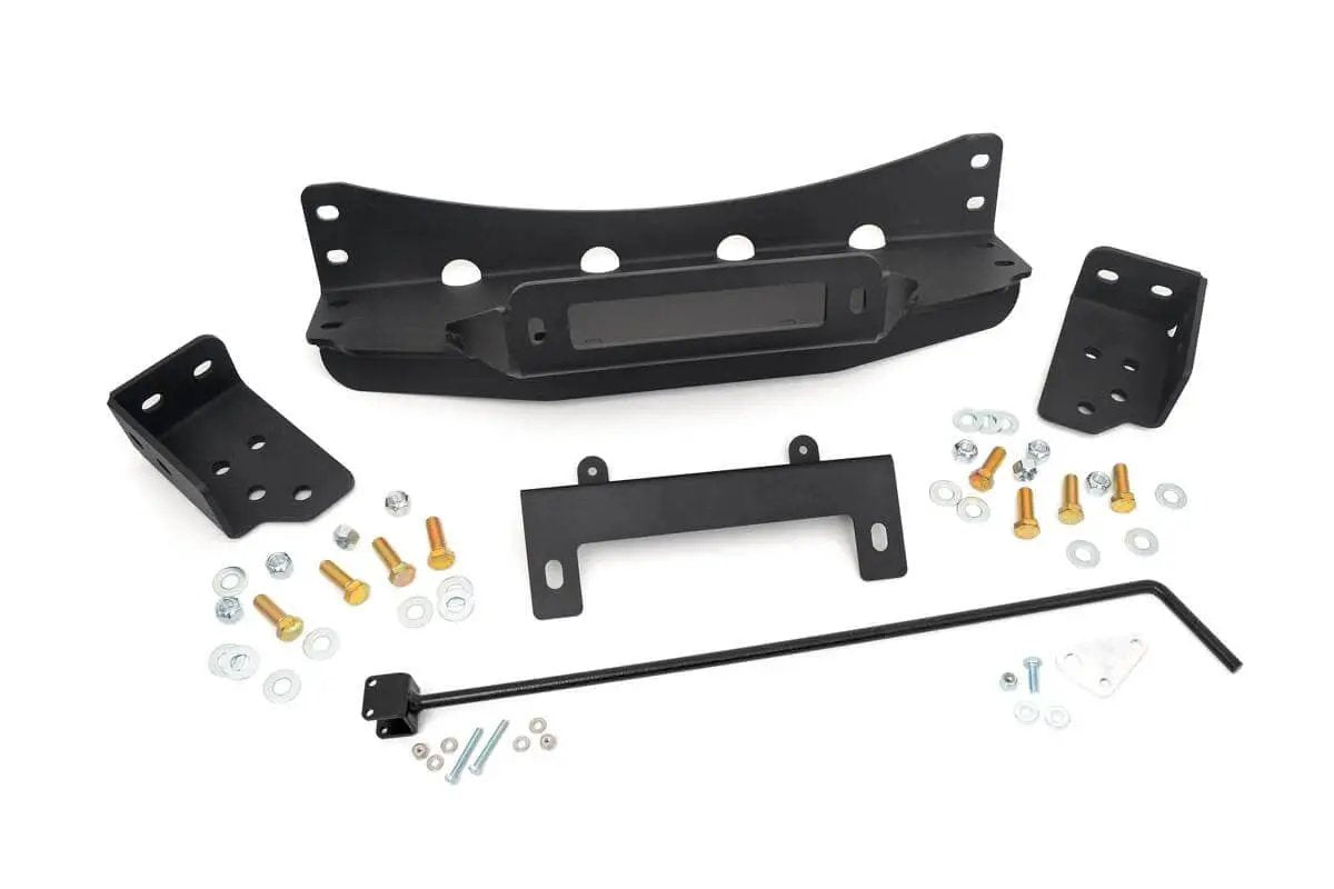 Rough Country Hidden Winch Mounting Plate | Chevy/GMC 1500 (07-13) by Rough Country