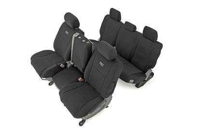 Rough Country Seat Covers | FR w/ Console Cover and Rear | Toyota Tundra 2WD/4WD (07-13) by Rough Country