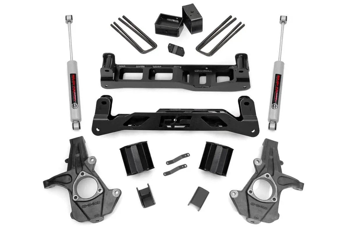 Rough Country 5 Inch Lift Kit | Cast Steel | Chevy/GMC 1500 2WD (14-17) by Rough Country