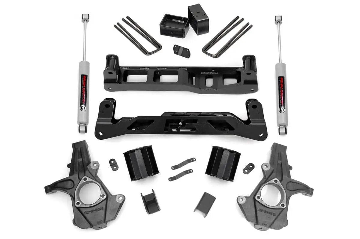 Rough Country 5 Inch Lift Kit | Alum/Stamp Steel | Chevy/GMC 1500 (14-18 & Classic) by Rough Country