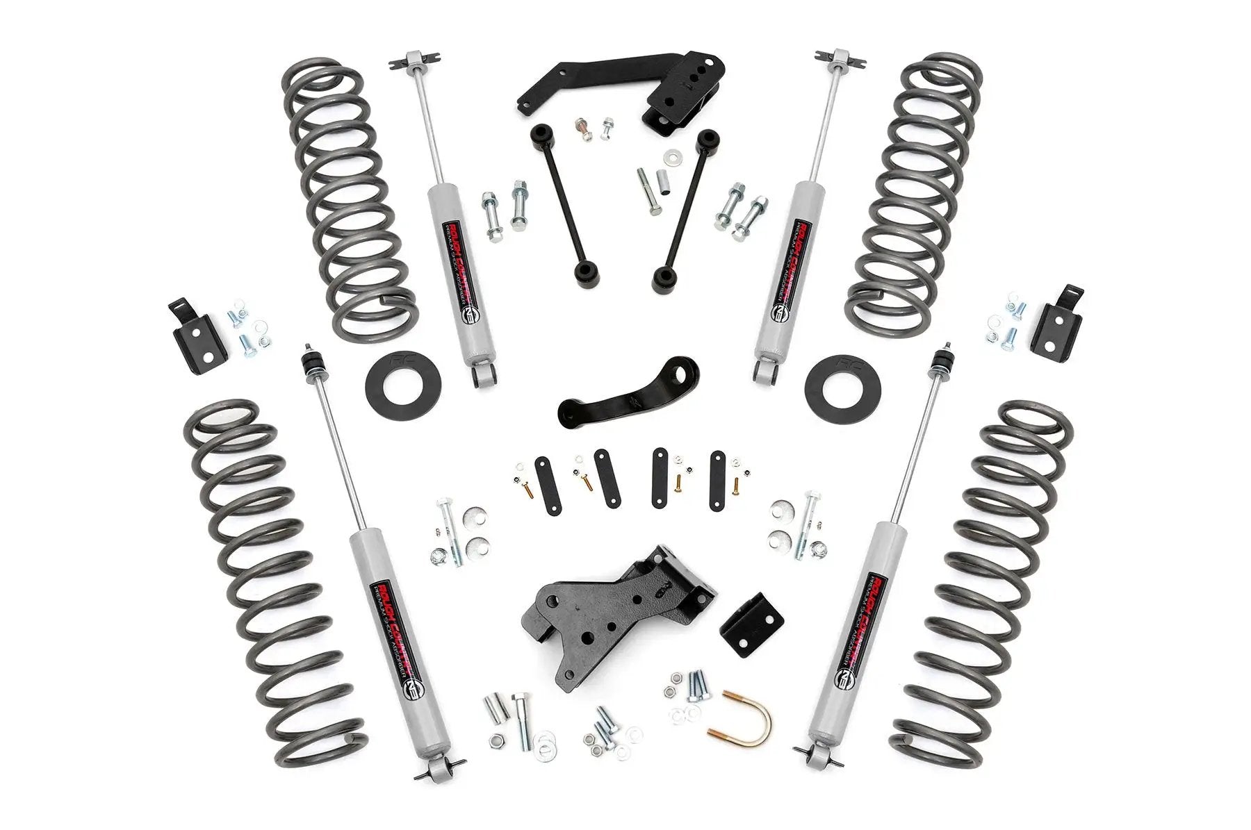 Rough Country 4 Inch Lift Kit | Jeep Wrangler Unlimited 2WD/4WD (2007-2018) by Rough Country