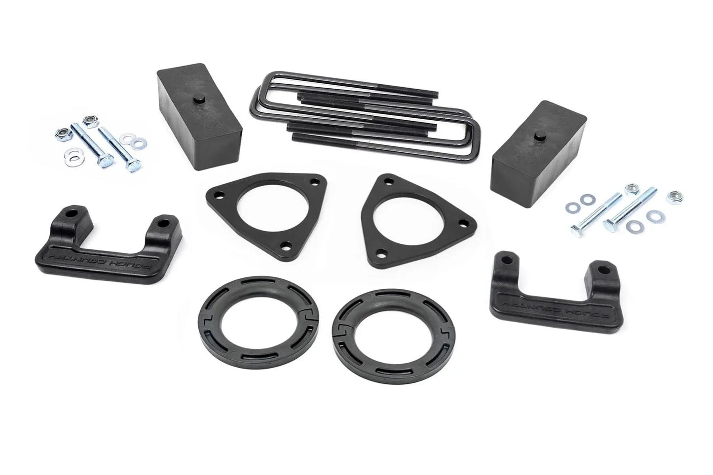 Rough Country 2.5 Inch Leveling Kit | Stamped Steel | Chevy/GMC Sierra 1500 (16-18)/Silverado 1500 (07-18) by Rough Country