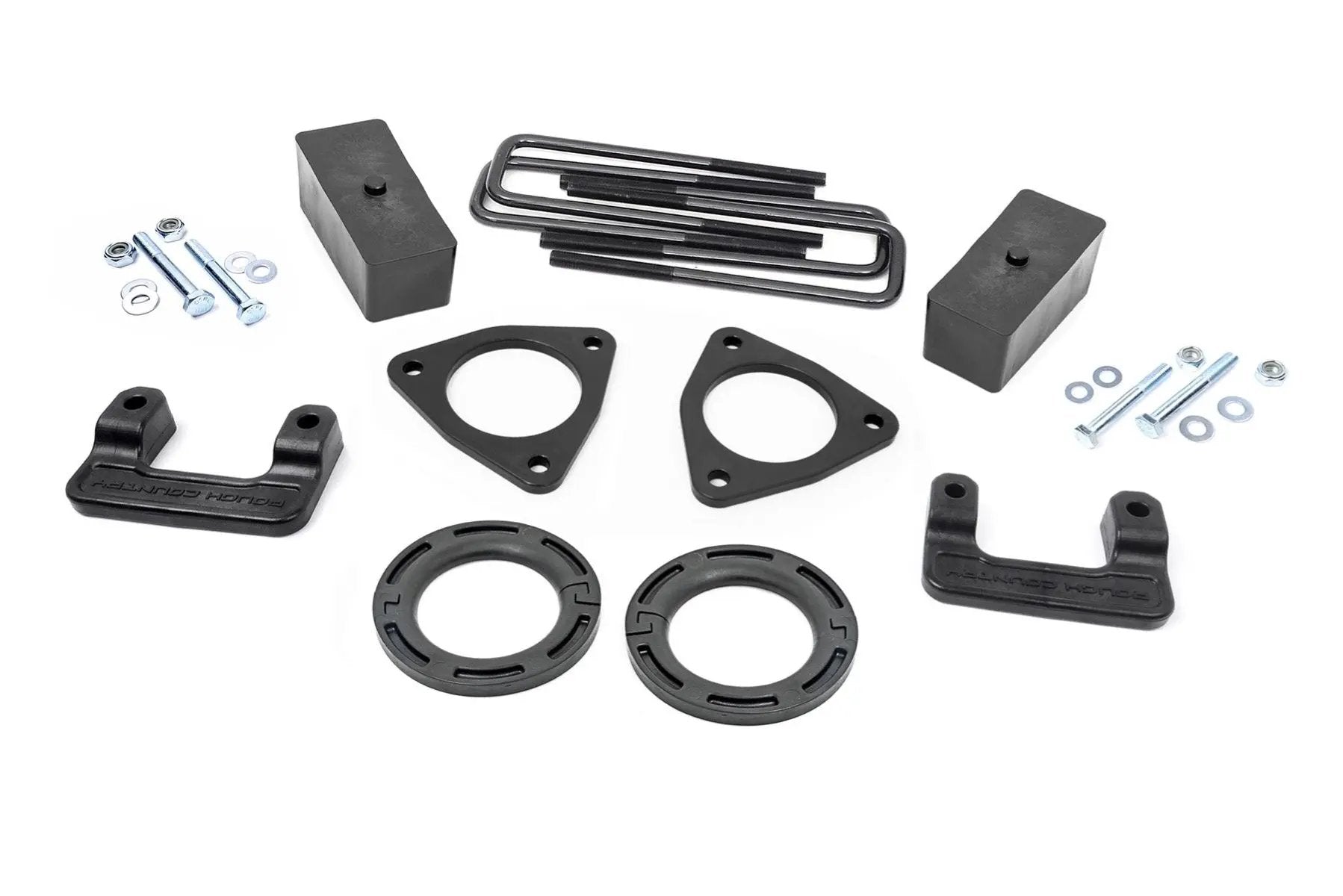 Rough Country 2.5 Inch Leveling Kit | Stamped Steel | Chevy/GMC Sierra 1500 (16-18)/Silverado 1500 (07-18) by Rough Country
