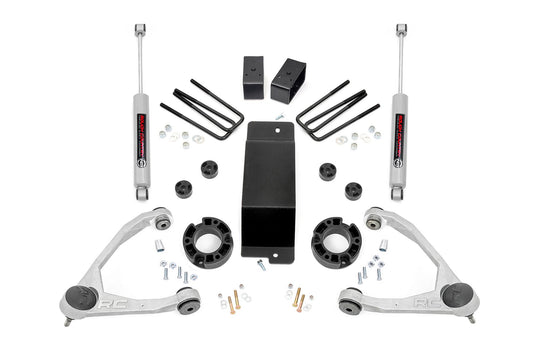 Kit de elevación de 3.5 pulgadas | Aluminio/Acero fundido | Chevy/GMC 1500 (07-16)