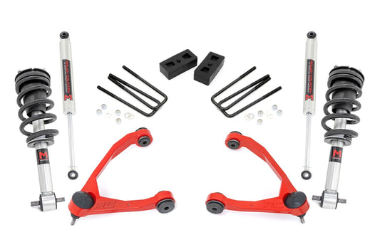 Kit de elevación de 3.5 pulgadas | Acero fundido | Amortiguador M1 | Chevy/GMC 1500 (14-16)