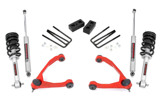 Kit de elevación de 3.5 pulgadas | Acero fundido | Amortiguador N3 | Chevy/GMC 1500 (07-13)