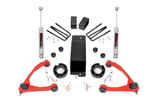 Kit de elevación de 3.5 pulgadas | Aluminio/Acero fundido | Chevy/GMC 1500 (07-16)
