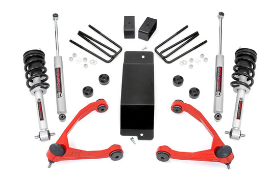 Kit de elevación de 3.5 pulgadas | Brazos de control superiores | Amortiguadores N3 | Chevy/GMC 1500 (07-13)