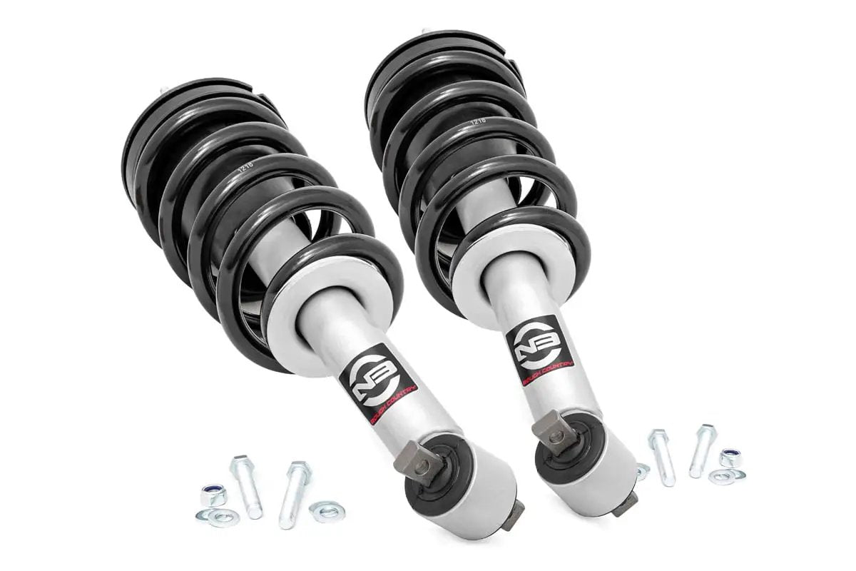 Rough Country N3 Leveling Struts | 2 Inch | Loaded Strut | Chevy/GMC 1500 (14-18 & Classic) by Rough Country