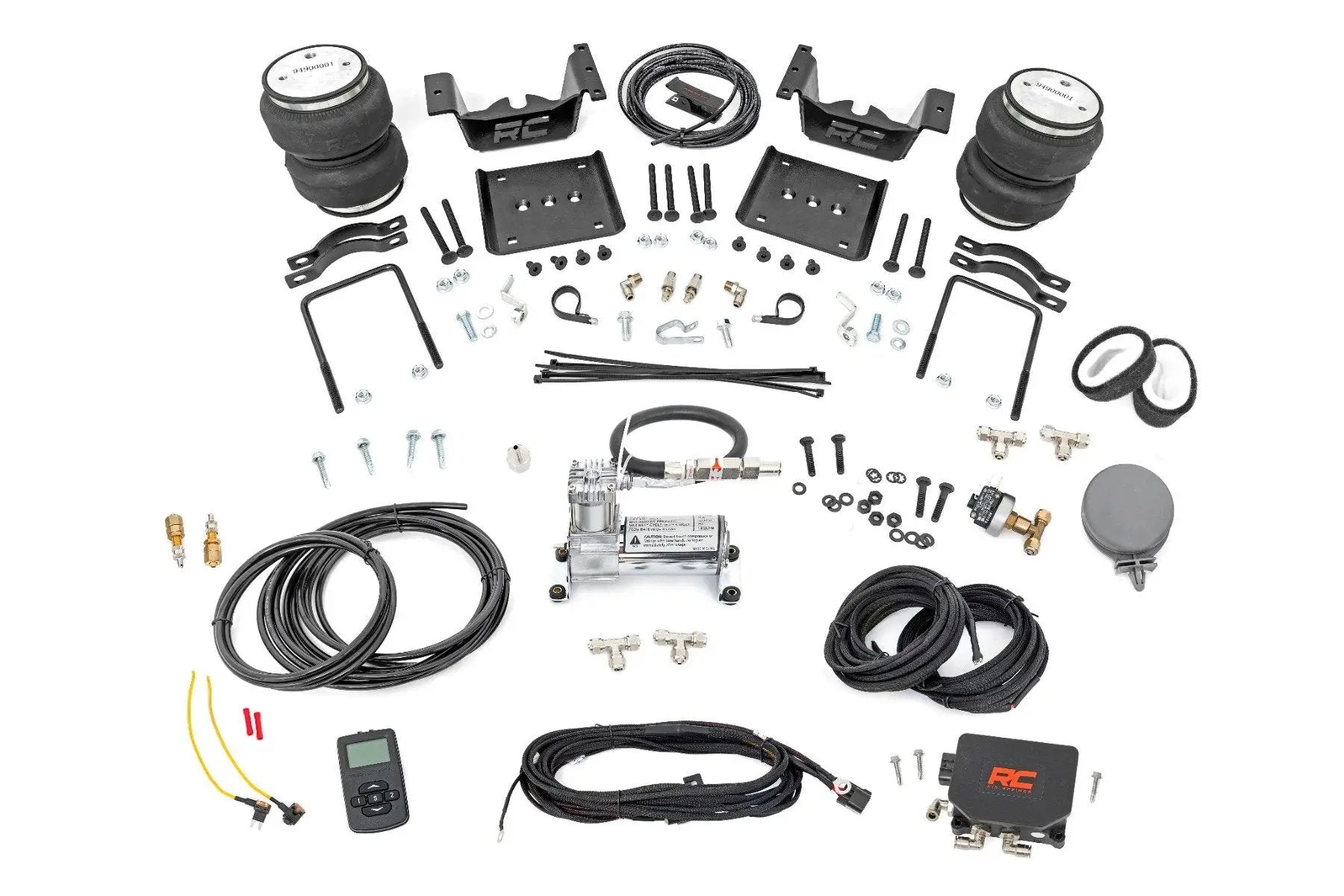 Rough Country Air Spring Kit w/compressor | Wireless Controller | Chevy/GMC 1500 (07-18 & Classic) by Rough Country