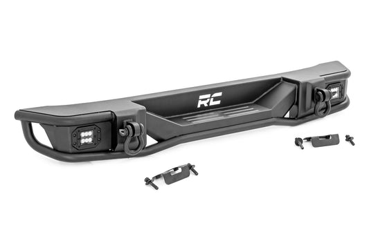 Rough Country Rear Bumper | Tubular | Jeep Wrangler JK/Wrangler Unlimited  (2007-2018)